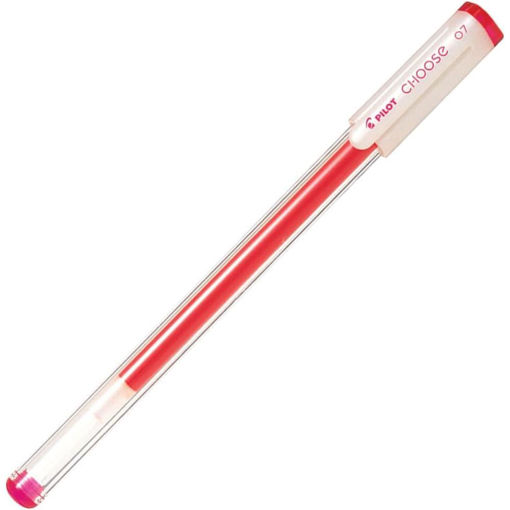 Picture of PILOT CHOOSE GEL PEN RED 0.7mm